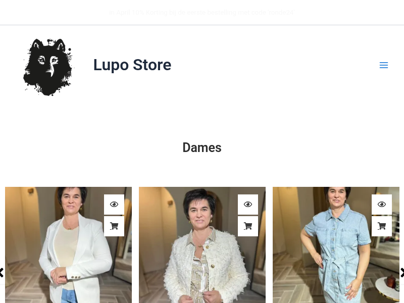 Laatste screenshot van lupostore.be