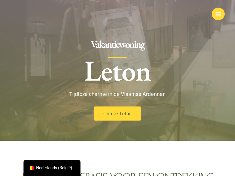 Laatste screenshot van vakantiewoningleton.be