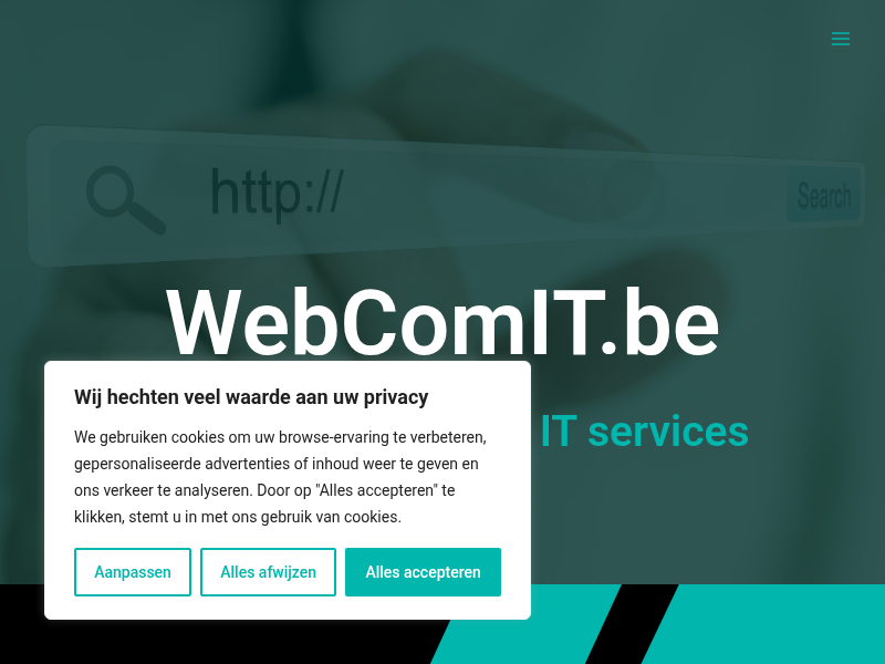 Laatste screenshot van webcomit.be